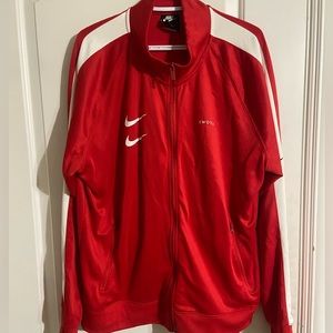 NIKE SWOOSH RED HOODIE